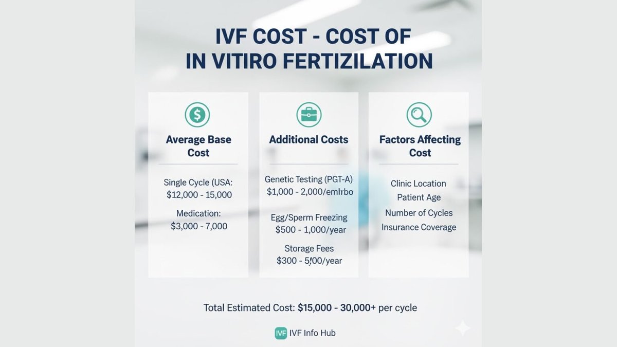 A symbolic arrangement of medical items representing the financial journey of in vitro fertilization.