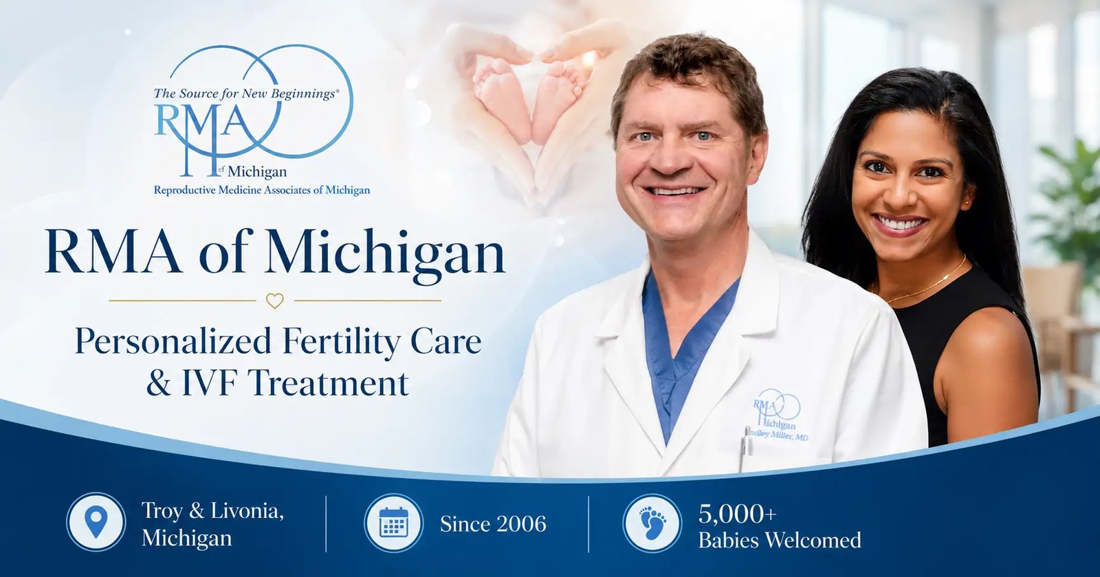 A couple discussing the costs of in vitro fertilization in Michigan at home.